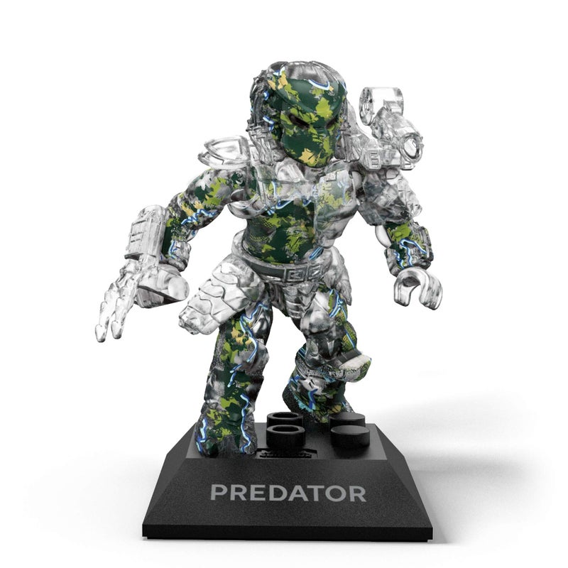 MEGA CONSTRUX Mega Contrux Black Series Clear Transparent Predator - Image 1